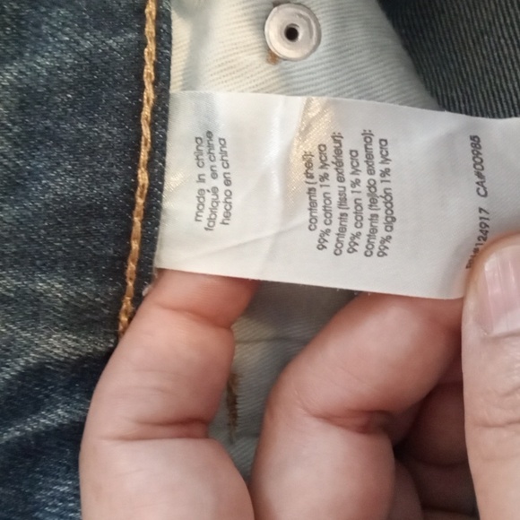 WeWoreWhat High Rise Blue Jeans Danielle Exposed Button Womens 25 - Picture 4 of 11